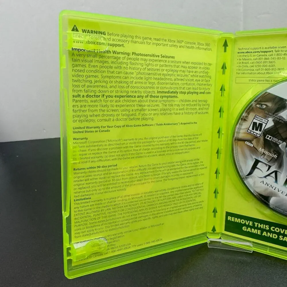 Fable Anniversary Not Packaged For Individual Sale (Microsoft Xbox 360, 2014)